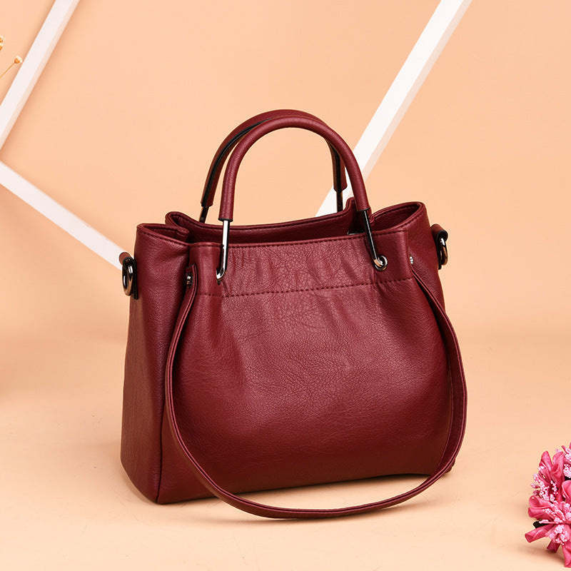 Women's Soft Leather Retro Bag